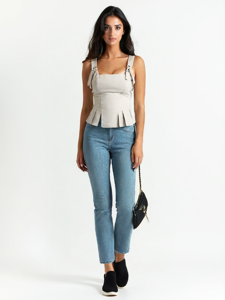 Soft Sculpt Askılı Crop Top