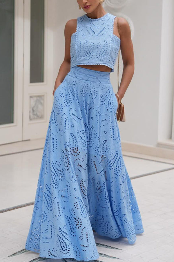 Embroidered Broderie Anglaise Dress