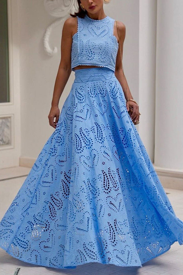 Embroidered Broderie Anglaise Dress