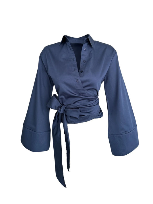 Kruvaze Model Bağlamalı Gömlek